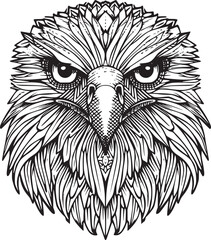Obraz premium Eagle Logo Vector Design, Mascot Vector Illustration