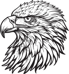 Eagle Logo Vector Design, Mascot Vector Illustration