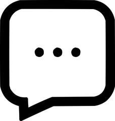 Fototapeta premium Speech bubble icon pictogram