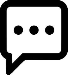 Fototapeta premium Speech bubble icon pictogram