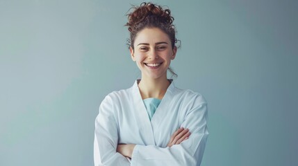 a clean sophisticated minimal style hero image for a biotech company website homepage