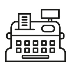 Cashier Machine Icon
