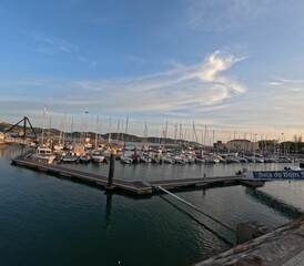 Fototapeta premium Bom Sucesso Marina Lisbon Portugal