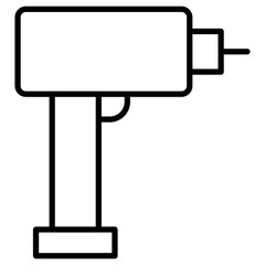 Fototapeta premium Drill Icon