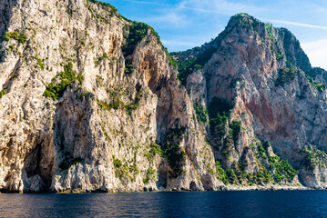 The wonderful island of Capri, amalfi coast, bay of naples, italy