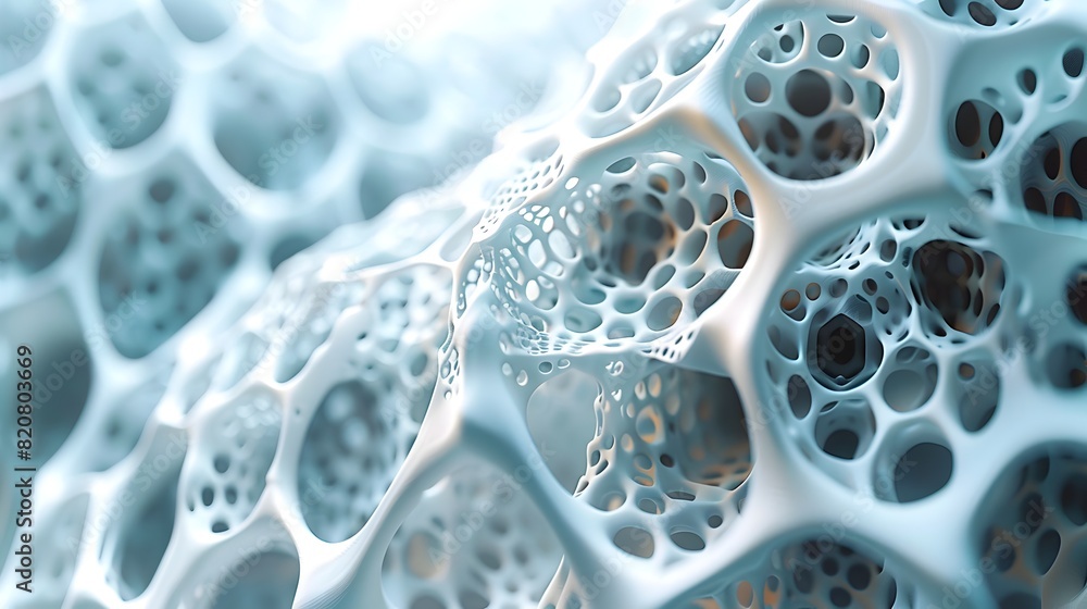 Aufkleber mesmerizing d of intricate molecular nanostructures forming a threedimensional lattice
