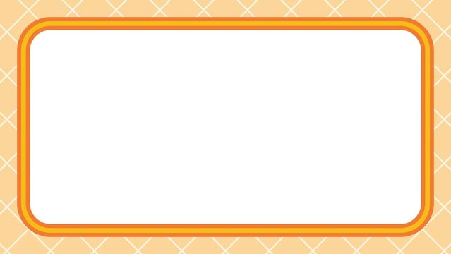 simple abstract pop frame loop animation background