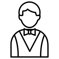 Male Croupier Icon