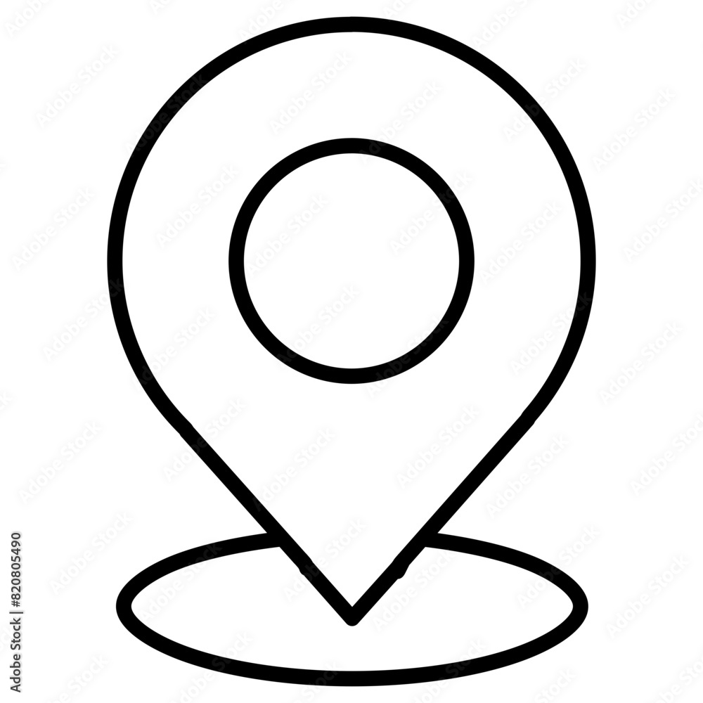 Sticker gps icon