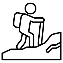 Mountaineering Icon