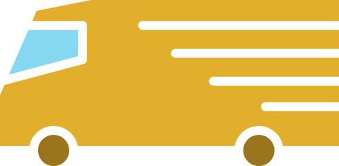 Fototapeta premium Van Icon Illustration