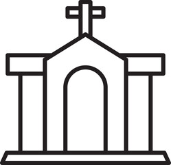Church Building Icon
