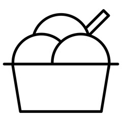 Ice Cream Cup Icon