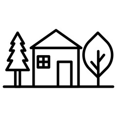 Home Landscape Icon