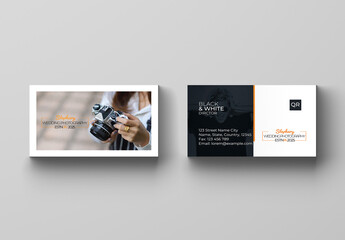 Creative Minimal Photography Business Card Template