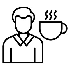 Obraz premium Barista Icon