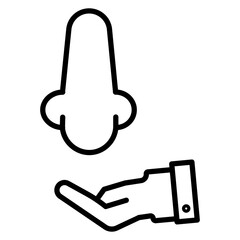 Nose Massage Icon