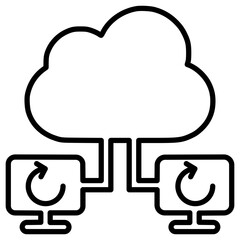 Cloud Sync Icon