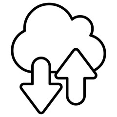 Cloud Networking Icon