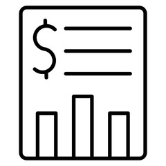 Financial Report Icon