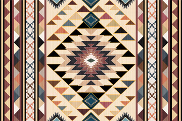 Southwestern Style - The geometric southwestern Aztec pattern makes a statement with rich colors that are easy to coordinate with a range of decor styles.
