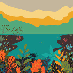 Hand drawn Fantasy art vector Illustration