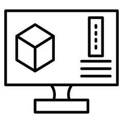 3d Modeling Icon