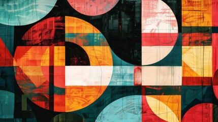Fototapeta premium Art Deco Geometric Patterns abstract background