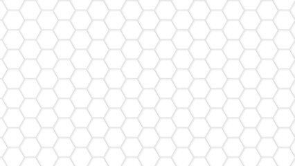 seamless pattern with hexagons. abstract hexagon shapes. white hexagon geometric texture.
