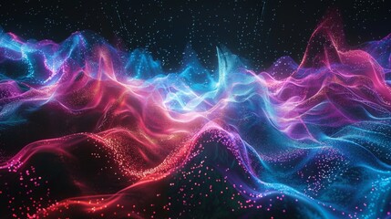 Obraz premium Abstract Colors Dance of Luminescence