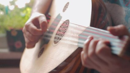 Traditional instrument from Middle East and Asia called Oud or Ud