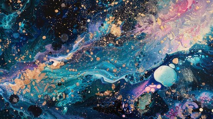 Fototapeta premium Abstract Constellation of Glitter and Light background