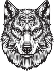 Wolf vector illustration