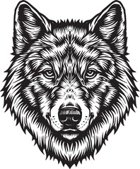 Wolf vector illustration