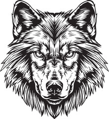 Wolf vector illustration