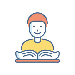 Reading  vector icon