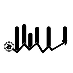inflation cryptocurrency icon, simple vector design