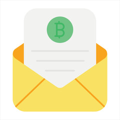 Bitcoin and Cryptocurrency Vector Flat Icons