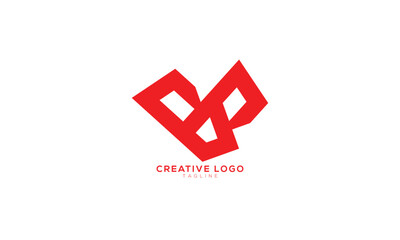 Obraz premium BB Abstract initial monogram letter alphabet logo design
