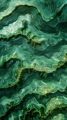 Fototapeta premium Green moss and stone. Three dimensional natural texture.