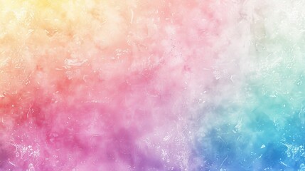 Fototapeta premium Pastel Rainbow Gradient on Light Blue Background