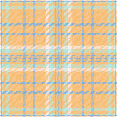 Background seamless textile of pattern check texture with a plaid fabric tartan vector.