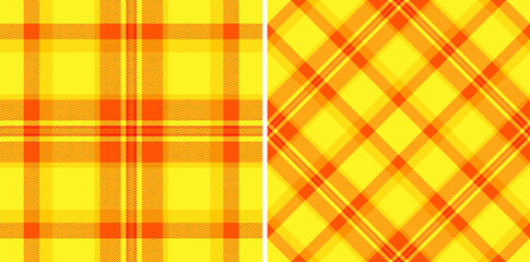Textile pattern tartan of vector background check with a fabric texture plaid seamless.