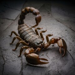 scorpion on the ground