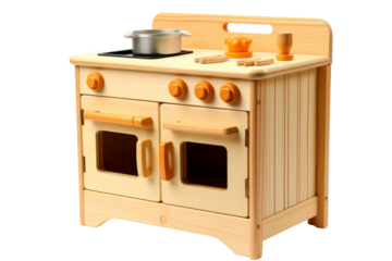 Magical Miniature Cooking Adventure on a White or Clear Surface PNG Transparent Background.