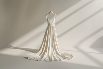 White Dress on Mannequin in Room