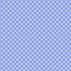 Gingham pattern seamless Plaid repeat in blue . Design for print, tartan, gift wrap, textiles, checkered background for tablecloth