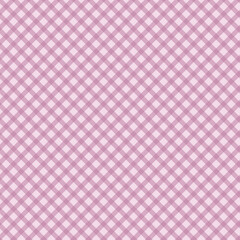 Gingham pattern seamless Plaid repeat in pink.Design for print, tartan, gift wrap, textiles, checkered background for tablecloth