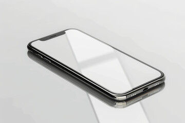 Close Up of a Cell Phone on White Surface