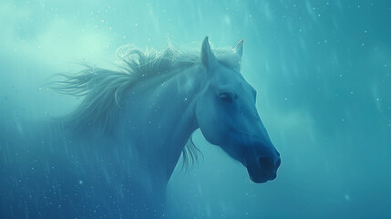 Dreamy majestic horse wallpaper
